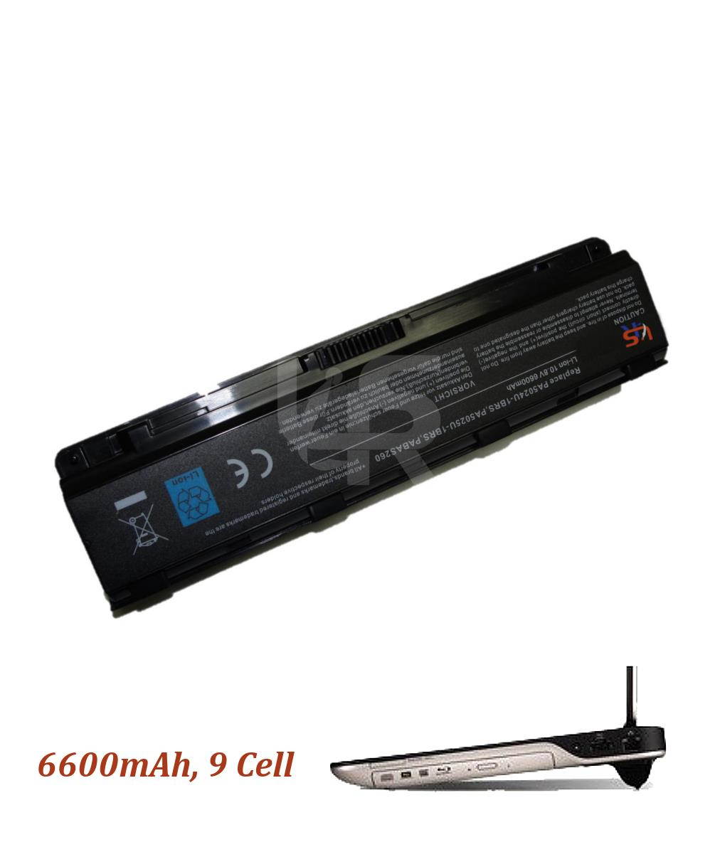 Laptop Battery Toshiba Satellite L75-A7285 L75-A7350 L75-A7380 L75-B7240 L75D L75D-A7190 L75D-A7268NR (Loreso Replacement Part) - 6600mAh, 9 Cell
