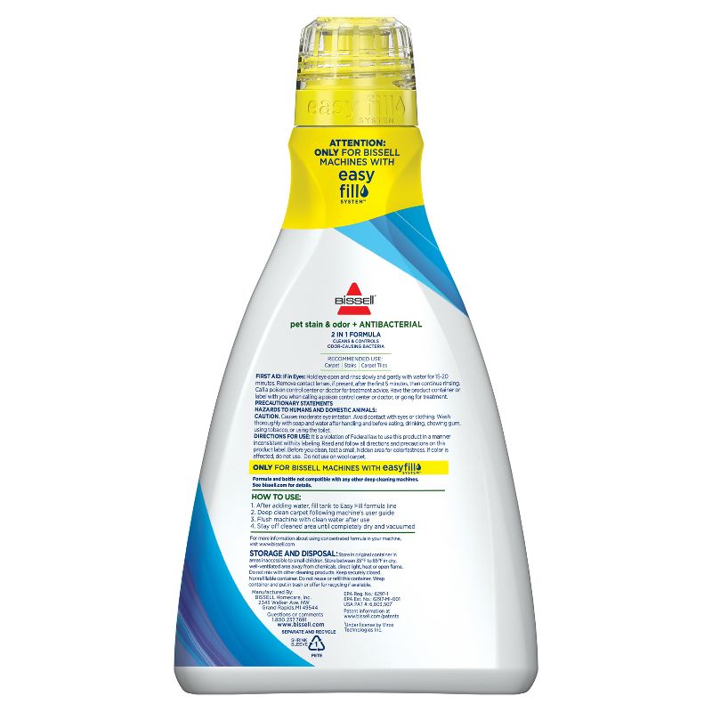 BISSELL Pet Stain & Odor + Antibacterial Carpet Formula - 1567A