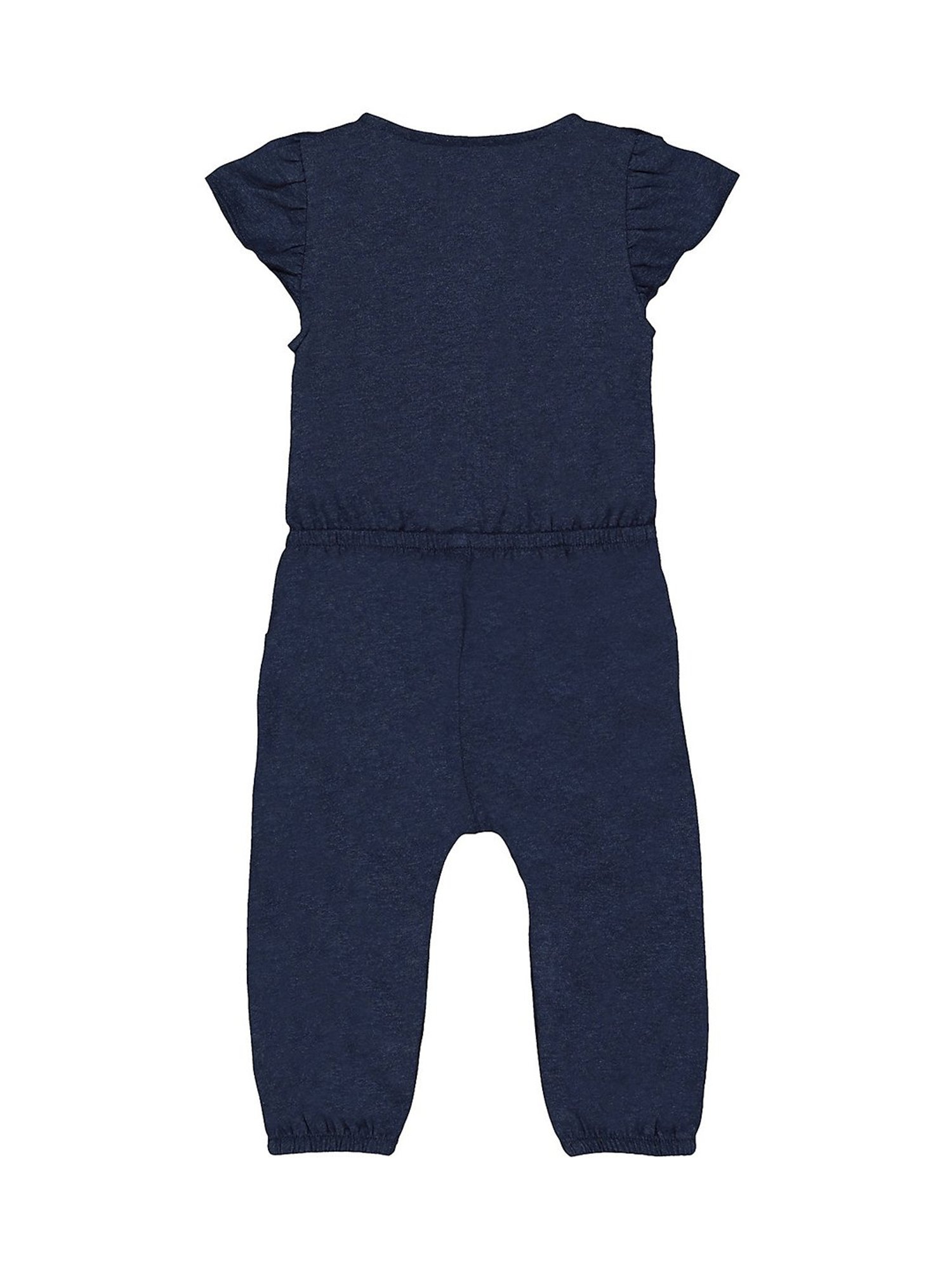 Mothercare Kids Navy Embroidered Jumpsuit