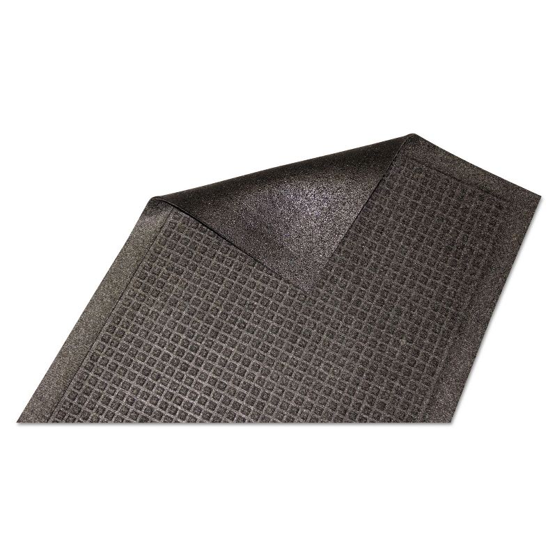 3'x10' Rectangle Solid Floor Mat Black - Guardian