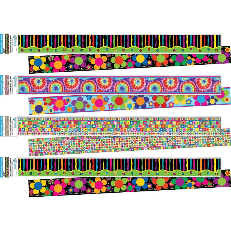 Barker Creek 140ft 4 Designs Just Groovy Double Sided Border Set