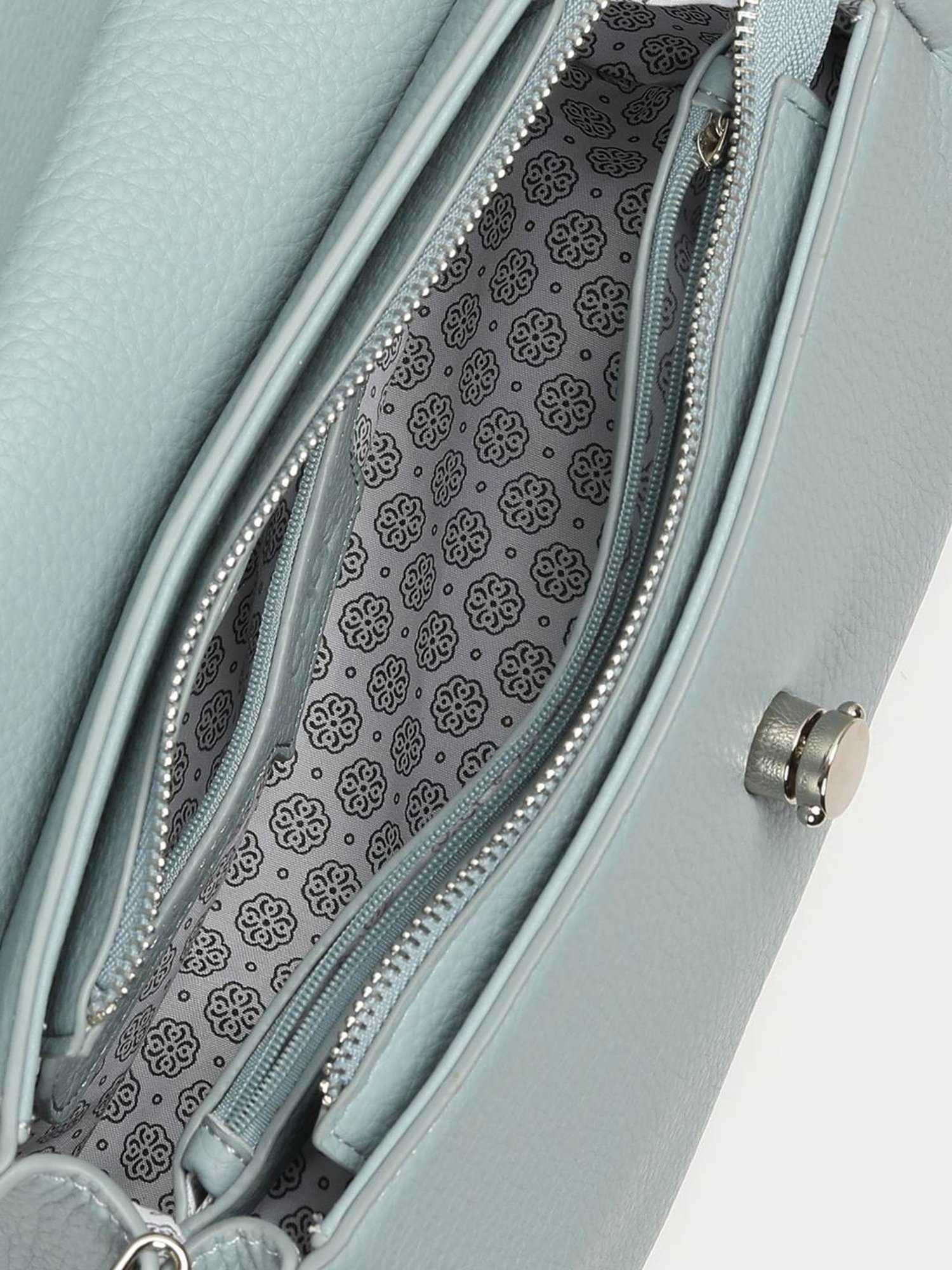 Code by Lifestyle Blue Solid Handbag