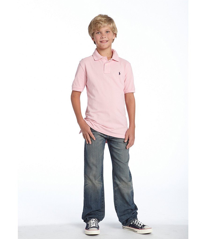 Polo Ralph Lauren Childrenswear Little Boys 2T-7 Short-Sleeve Essential Mesh Polo Shirt