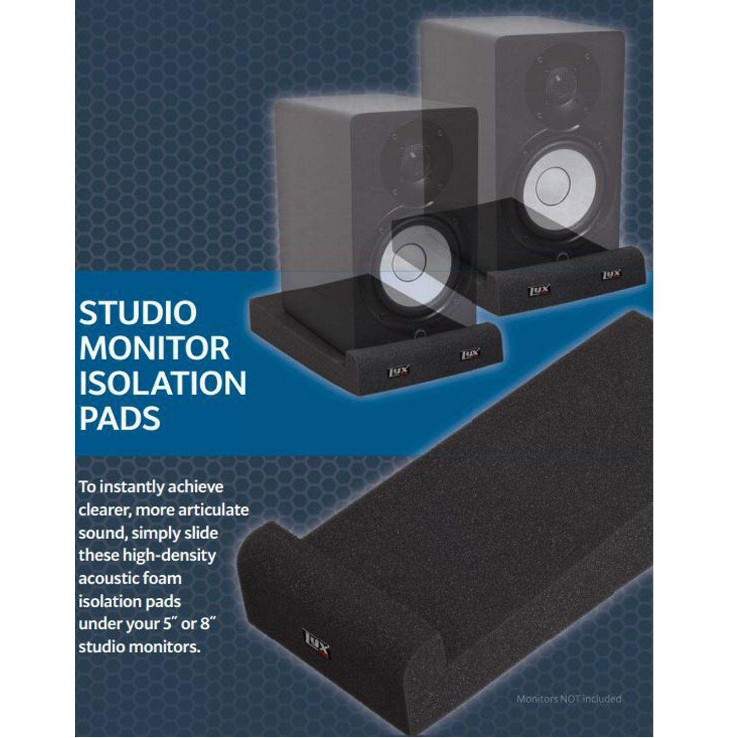 LyxPro MNS-4 Studio Monitor Acoustic Isolation Pads - Pair