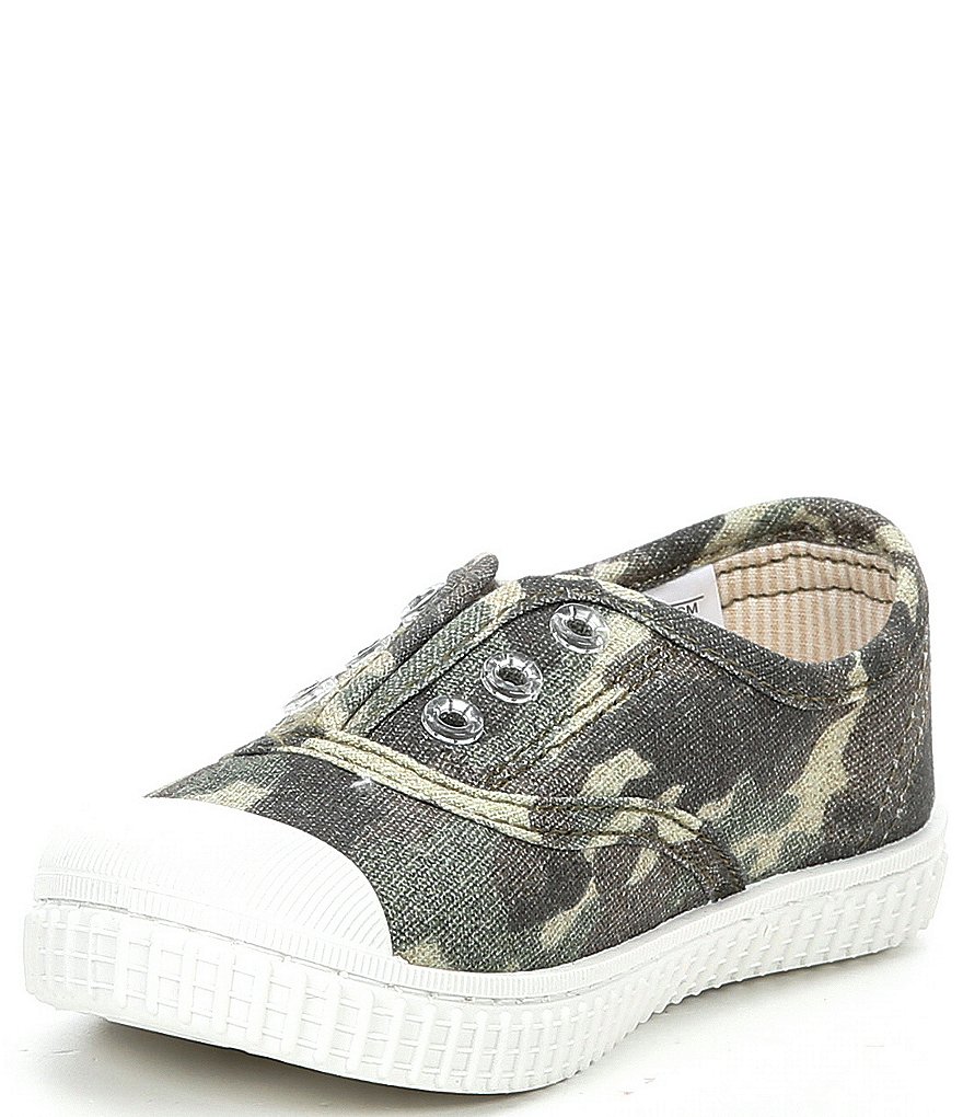Copper Key Adventure Wear Kids' Budeee-A Washable Eyelet Camo Print Sneakers (Infant)