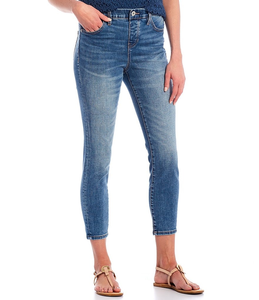 Jag Jeans Valentina High Rise Pull-On Crop Jeans