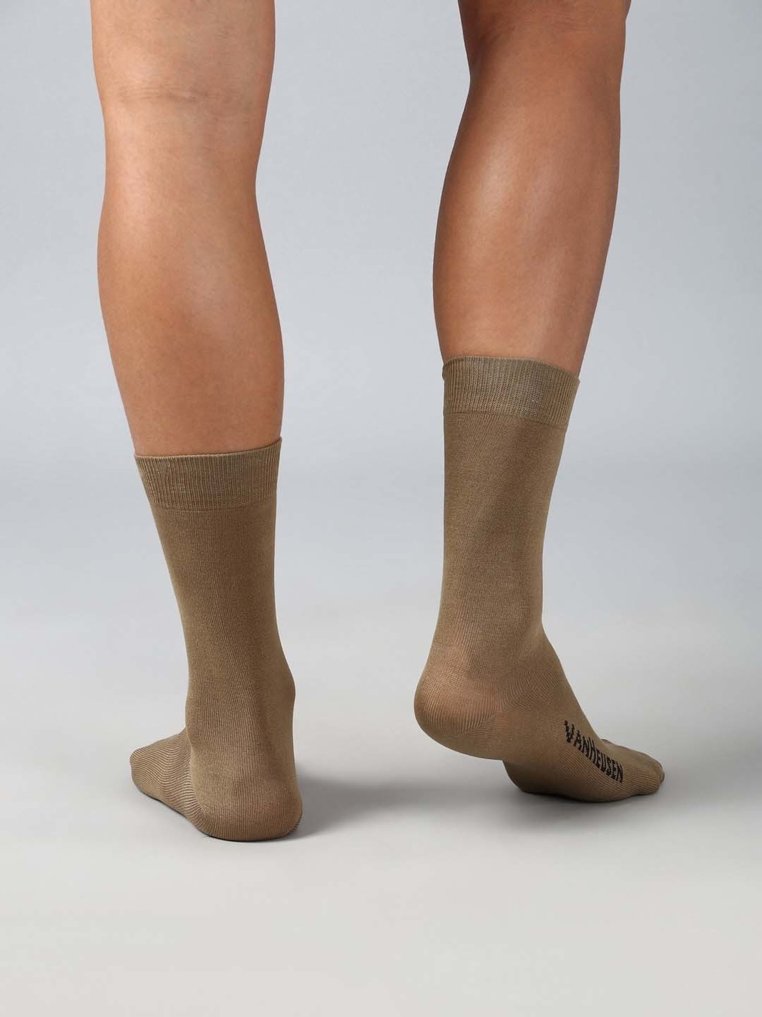 Van Heusen Brown Cotton Solid Socks - Set of 1