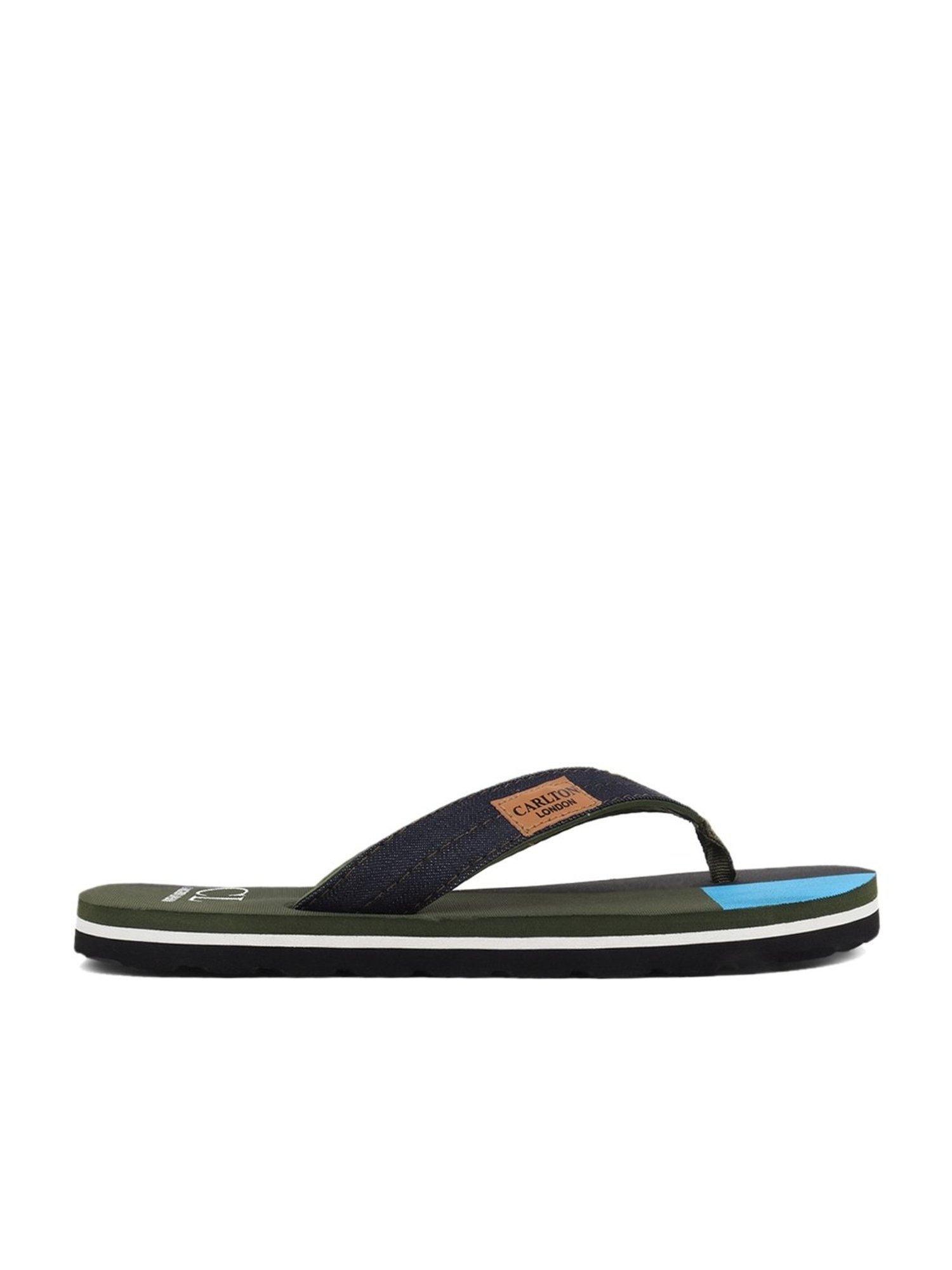 Carlton London Men's Navy Flip Flops