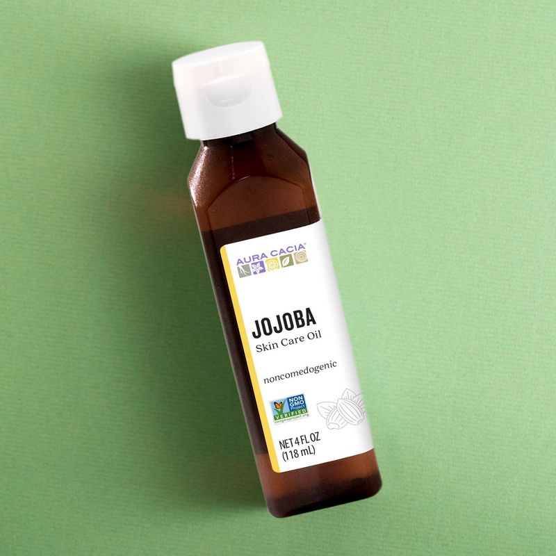 Aura Cacia Jojoba Skin Care Oil - 4 fl oz