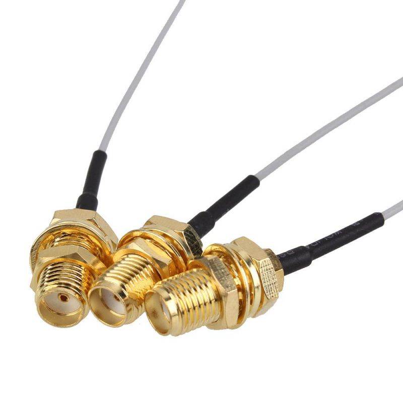 BQLZR IPEX/SMA Module Cable IPX Female to SMA Female 15CM Length RF Cable Set of 50