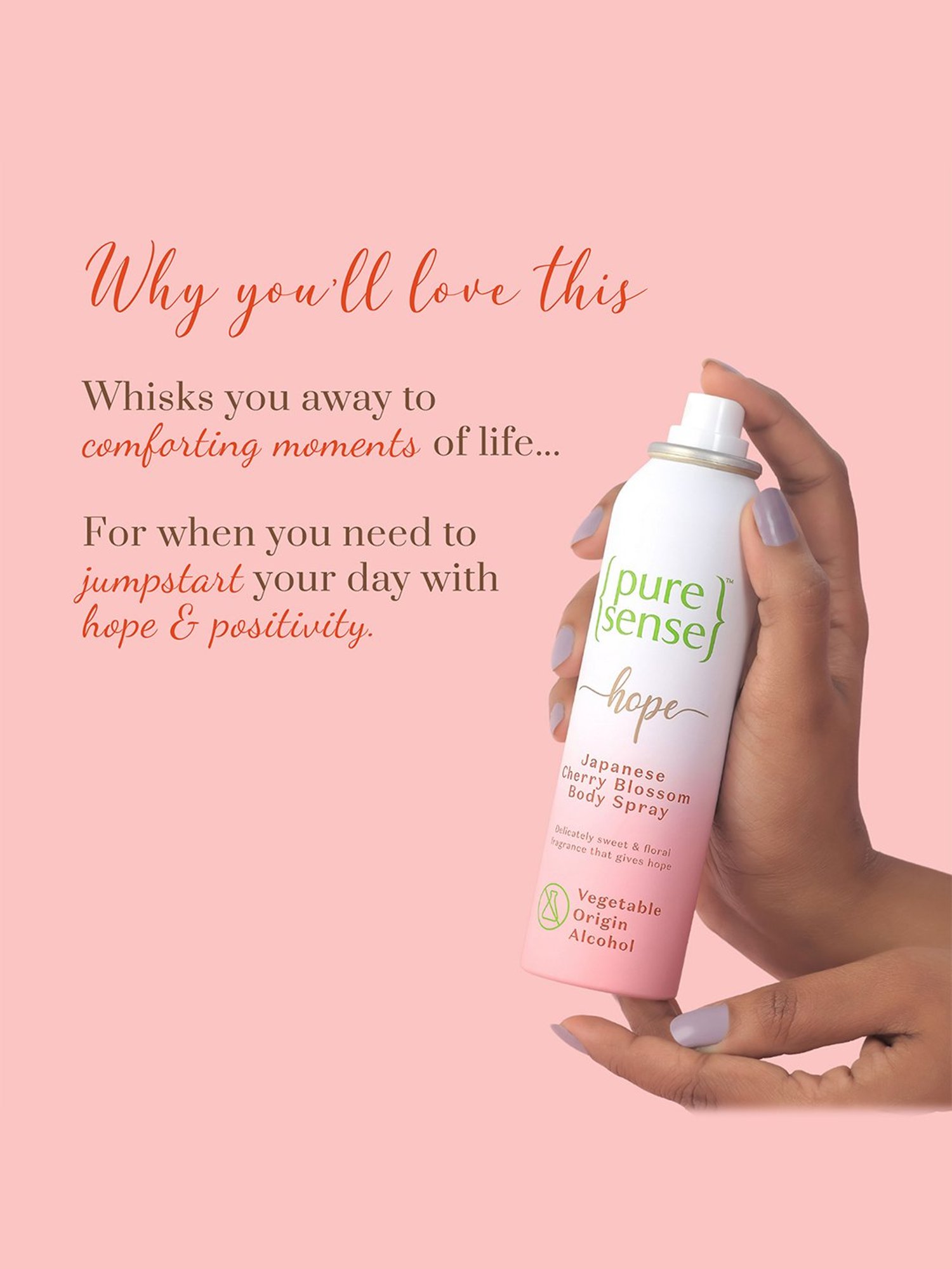 Pure Sense Hope Japanese Cherry Blossom Body Spray - 150 ml