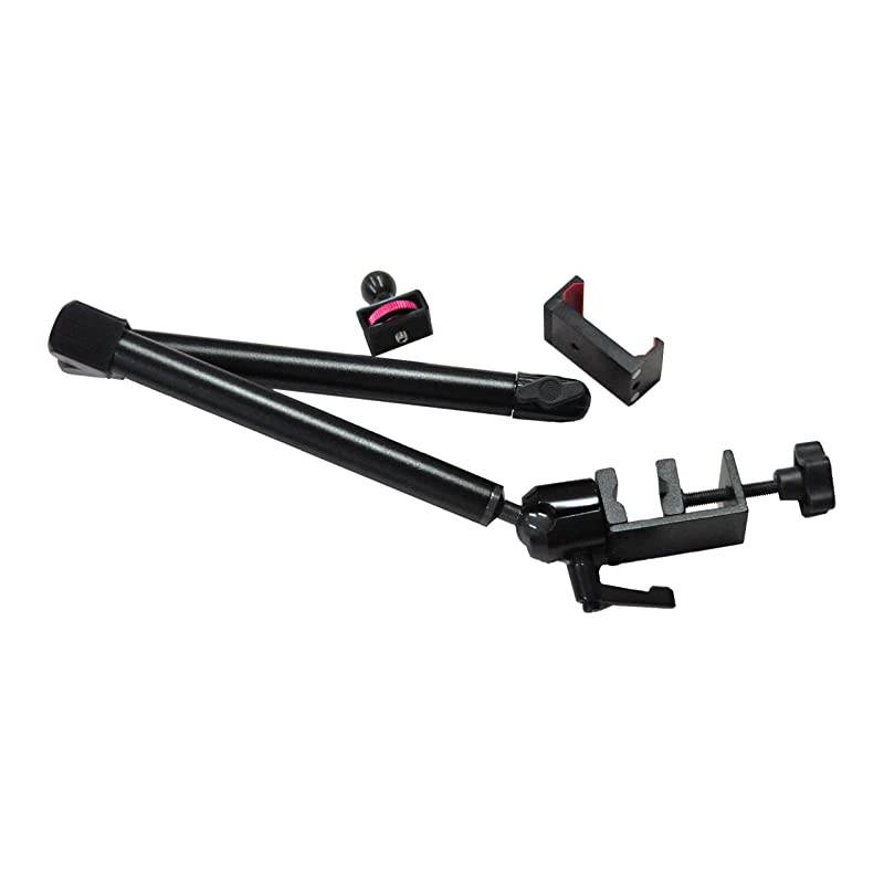 MCM5 Tabletop Photography Videography Camera and Smartphone iPhone Table Clamp Mount with &frac14;20 Camera Mounting Bolt for Nikon Sony Canon Olympus Panasonic Cameras