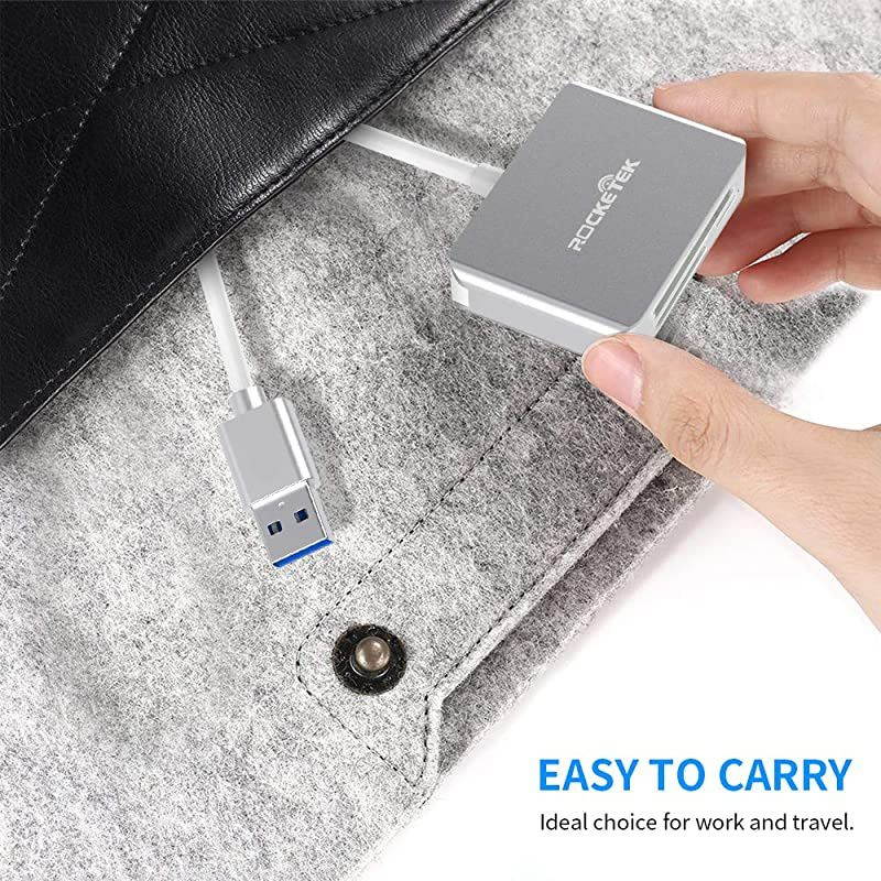 SD Card Reader  USB 30 MultiCard Reader CF SD M2 TF Micro SD Card 5 in 1 Memory Card Adapter Reader and Writer 5Gbps for Mac OSWindows Linux