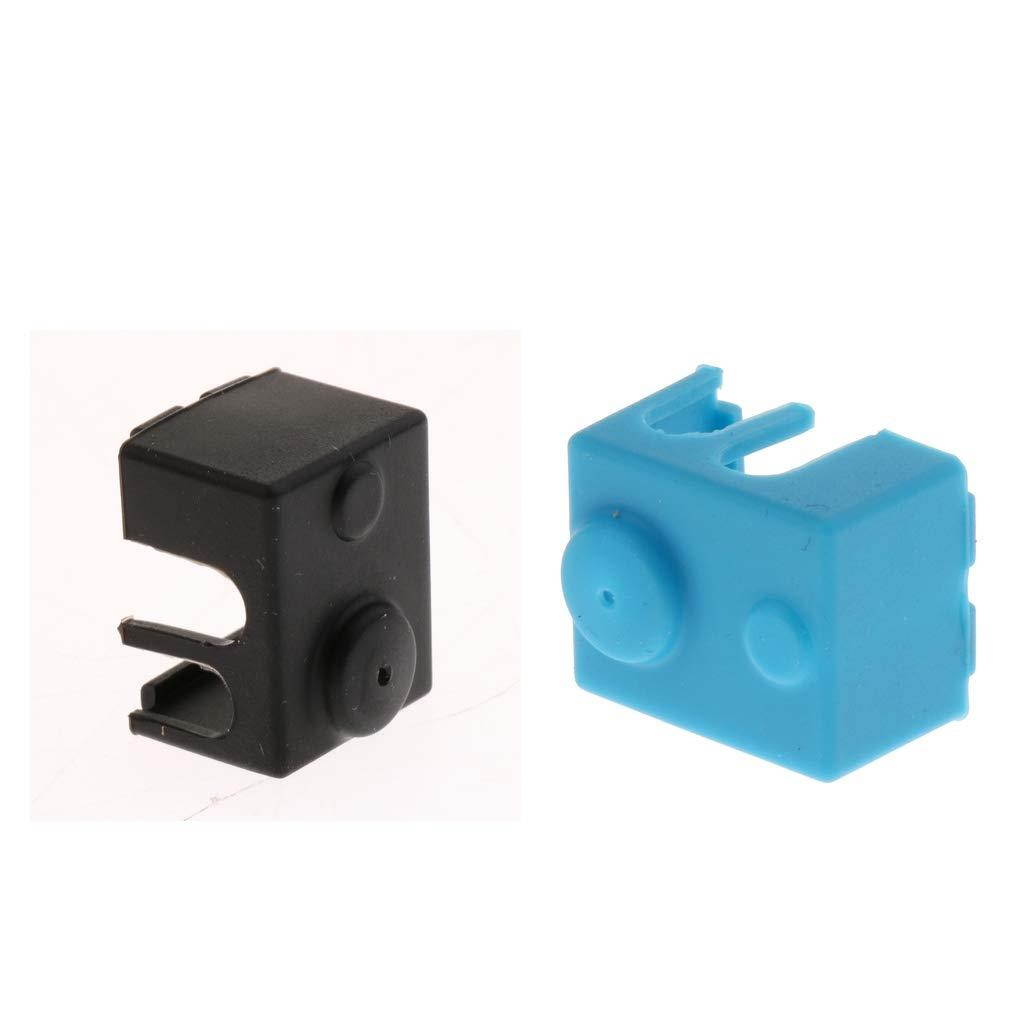 1Pack Silicone Sock Protective Cover Block Instead Ceramic for V6 - Black