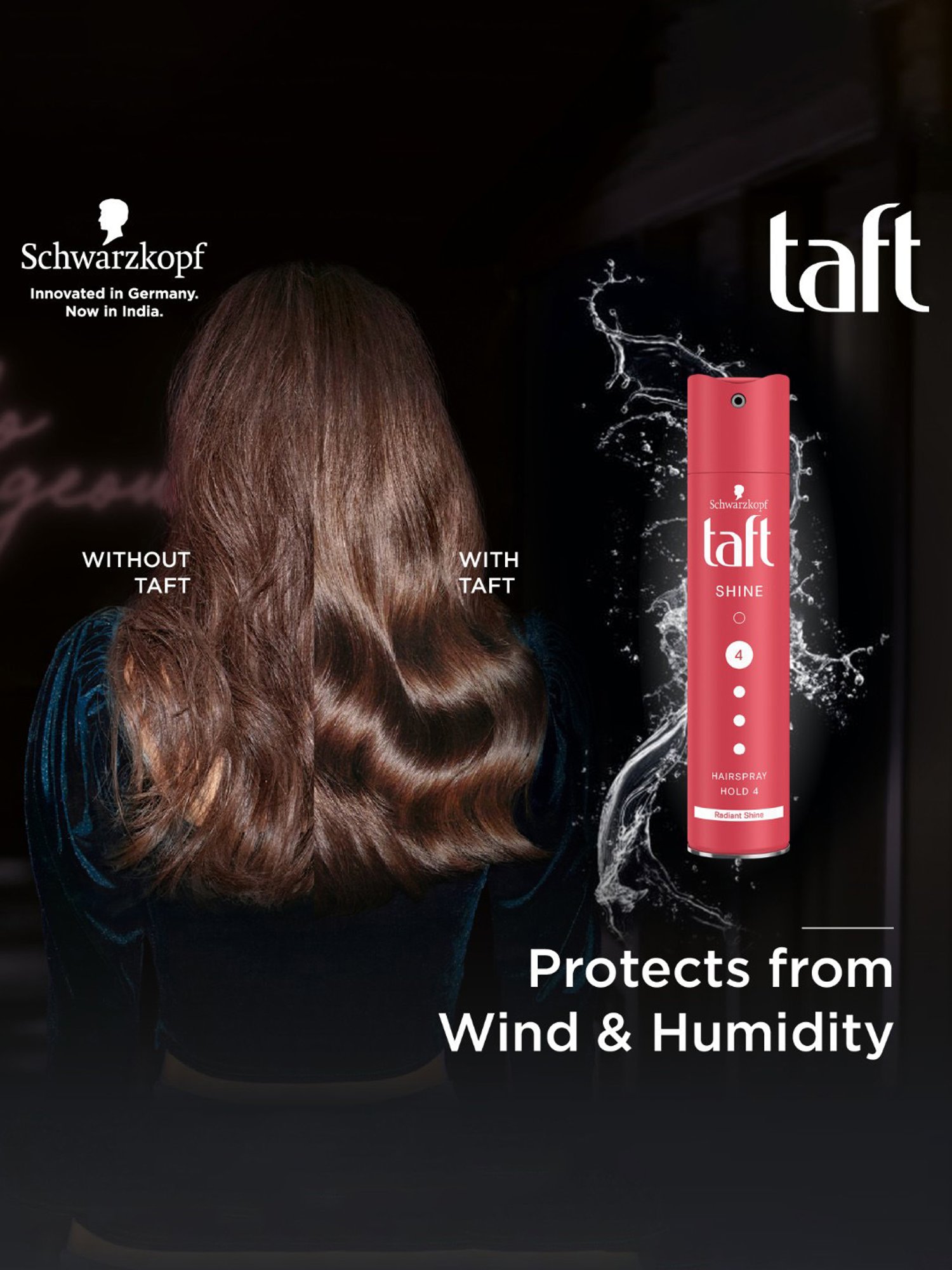 Schwarzkopf Taft Shine Hairspray Hold 4 - 250 ml