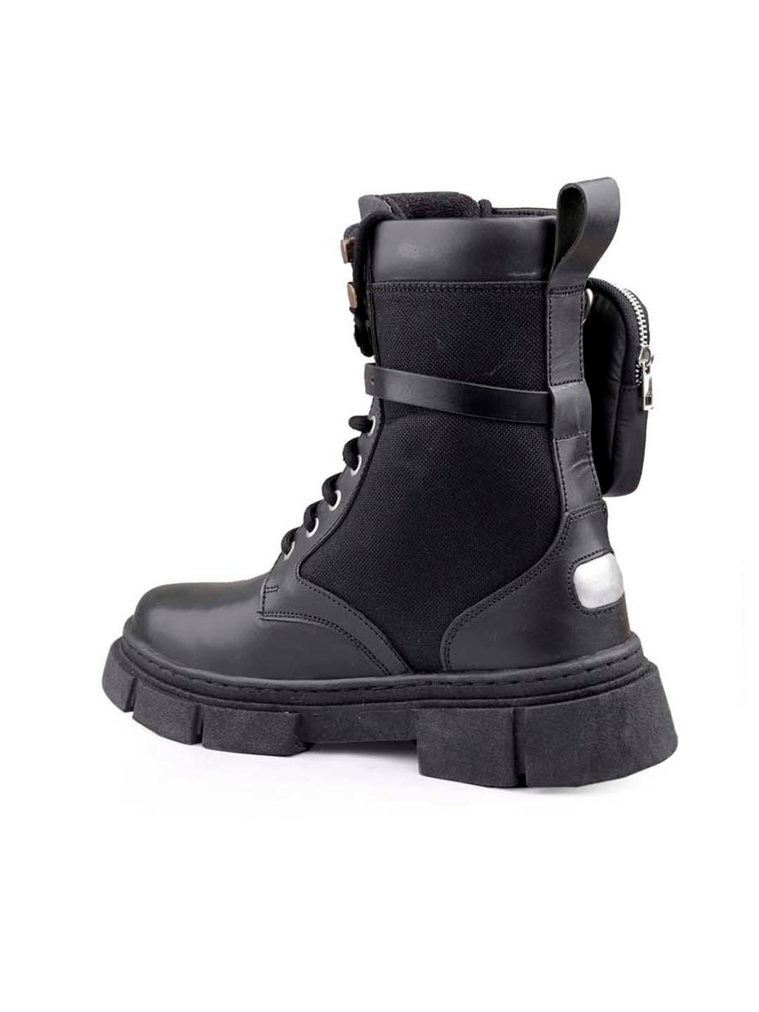 Bacca Bucci Men's ASSASSIN Black Derby Boots
