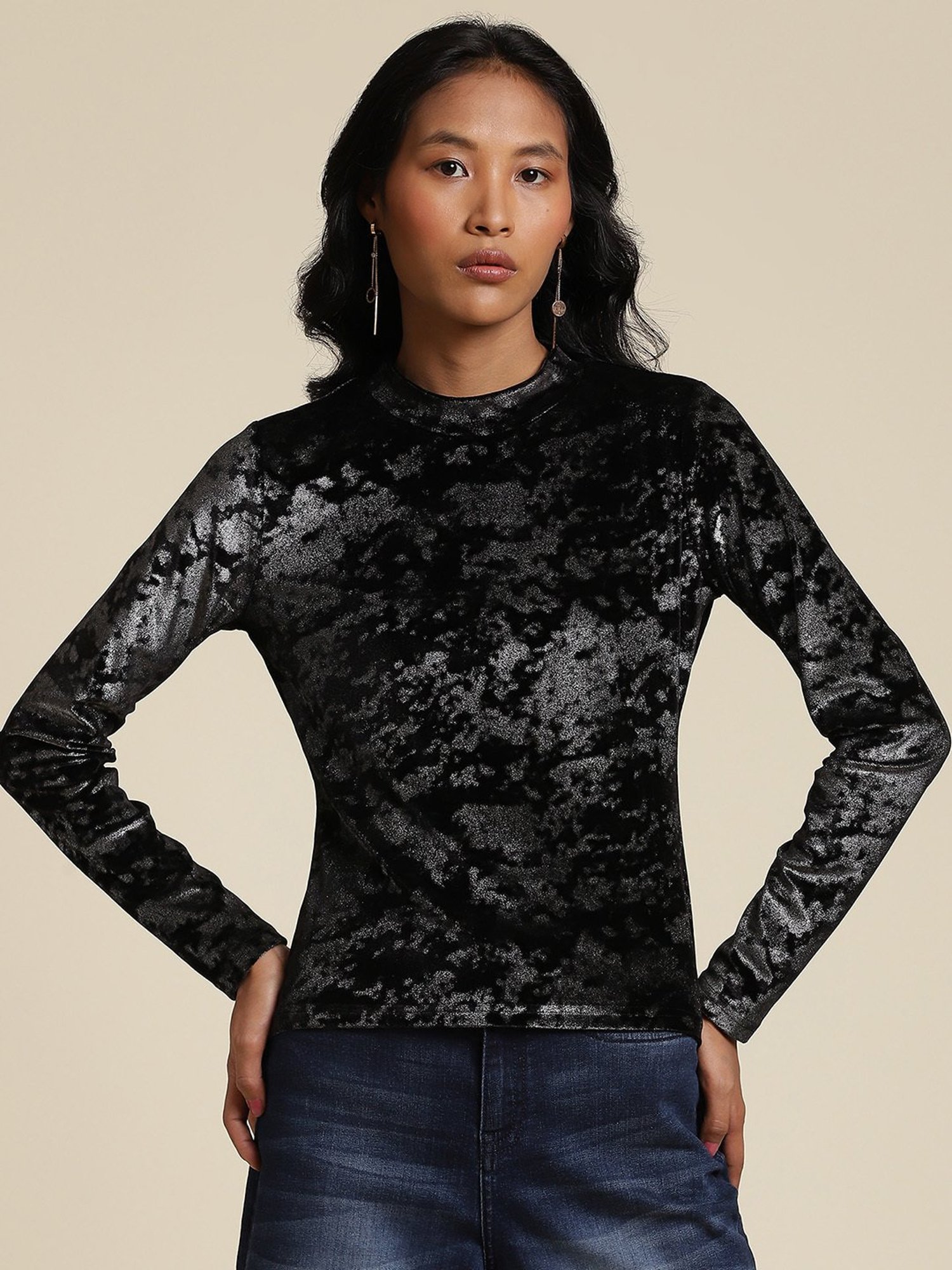 Label Ritu Kumar Black Top