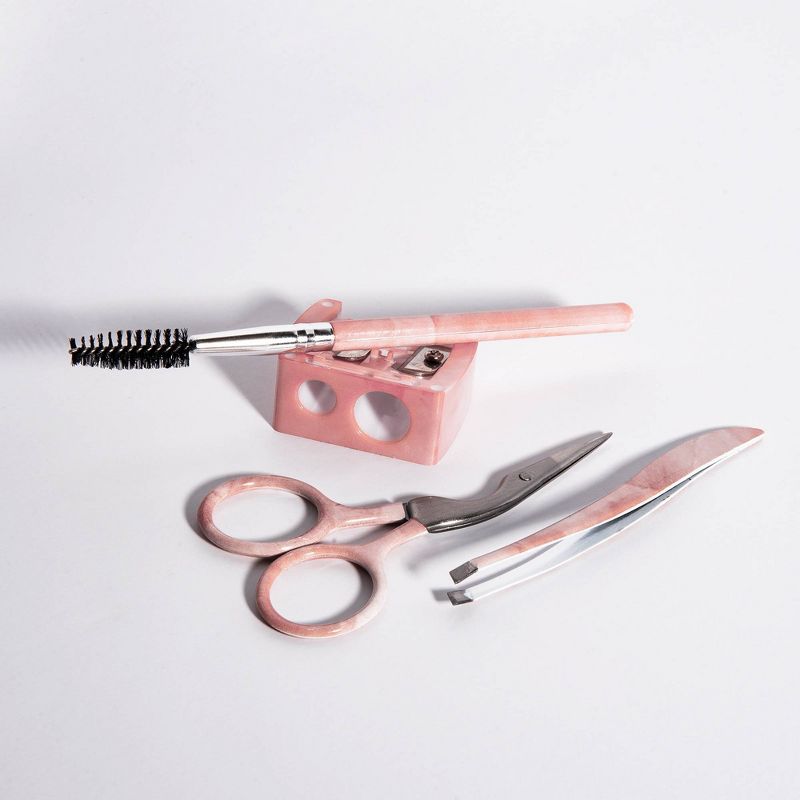 Trim Rose Quartz Brow Kit - 4pc