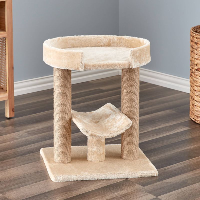 Two by Two Laurel Cat Tower - Beige