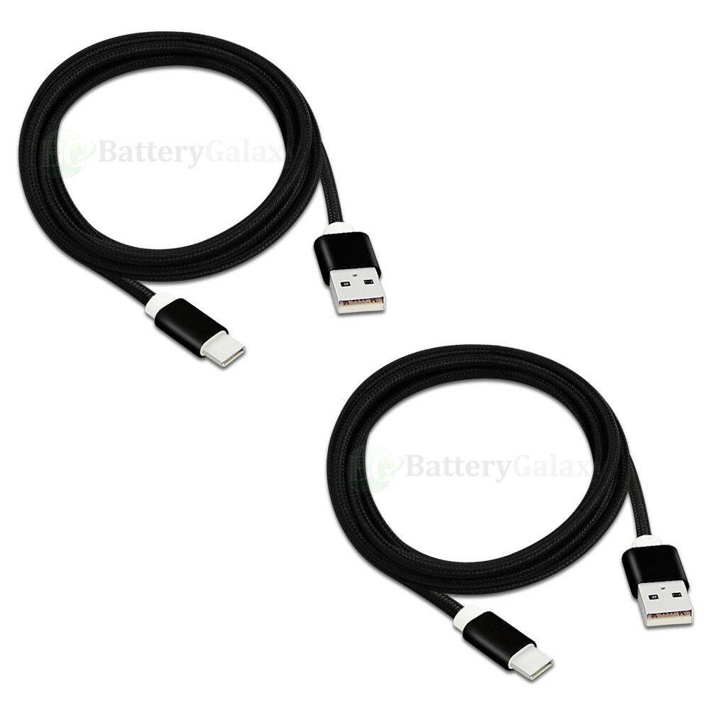 1-100 Lot USB Type C 6' Braided Charger Cable Cord for  Moto Z / Z Force