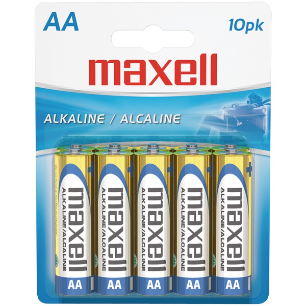 AA Alkaline Batteries (10 Pack)