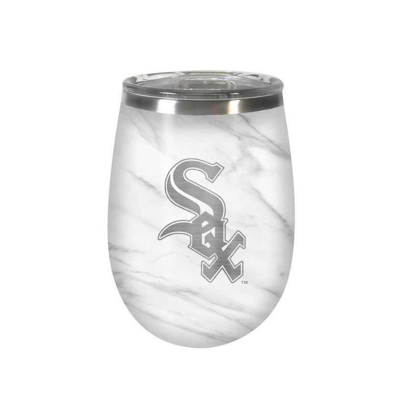 MLB Chicago White Sox 10oz Marble Wine Tumbler