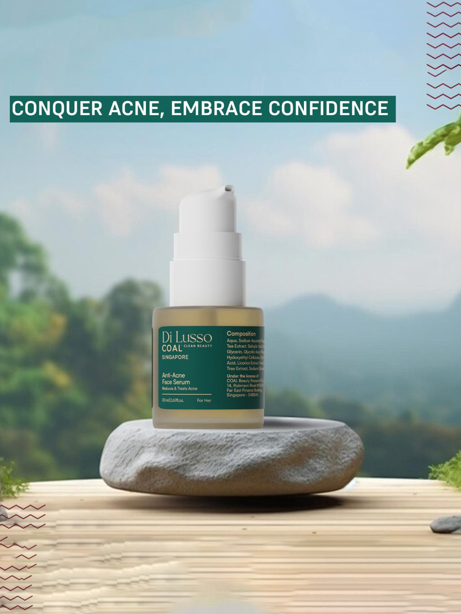 COAL Clean Beauty Anti-Acne Face Serum - 20 ml