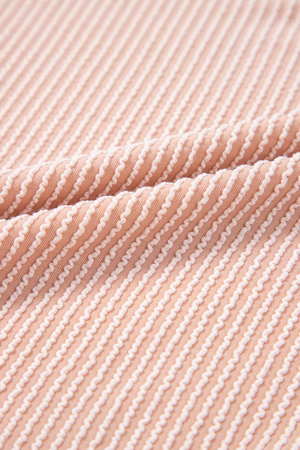 Green Solid Color Quilted Long Sleeve Top and Wide Leg Pants Set