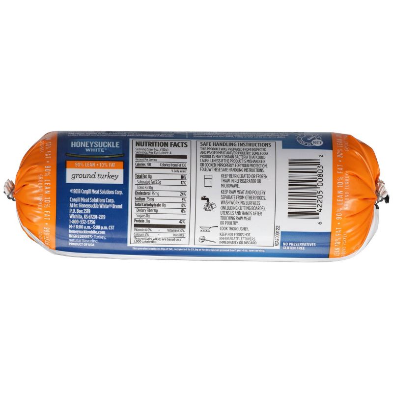 Honeysuckle White Fresh 90% Lean Ground Turkey - 1lb