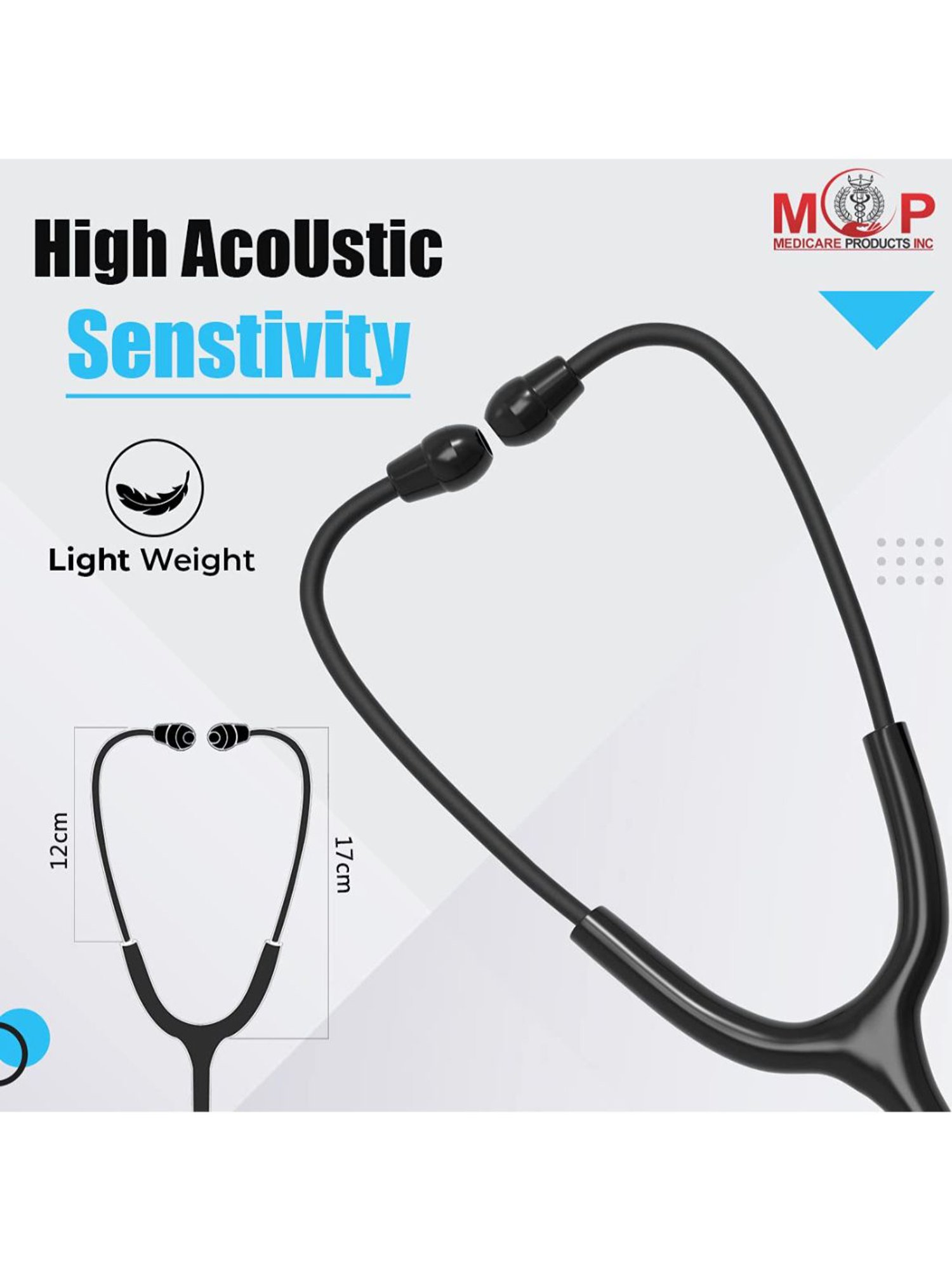 MCP Dual Head Stethoscopes (Silver)