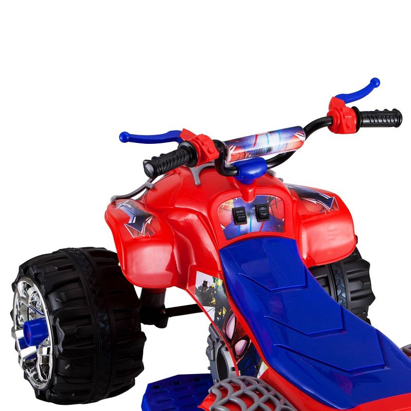 Kid Trax 12V Marvel Spider-Man Sport ATV Powered Ride-On - Red/Blue