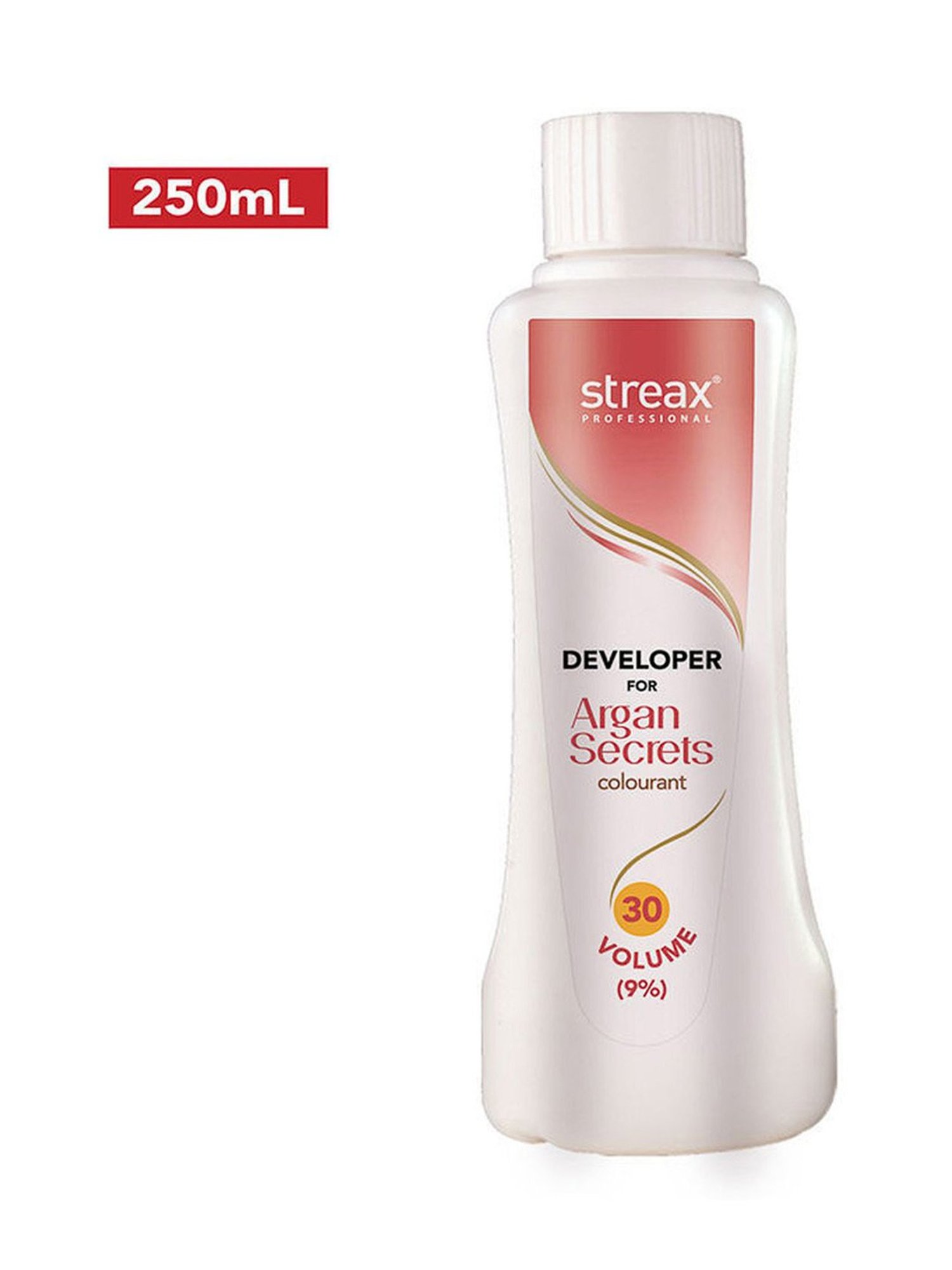 Streax Professional Developer for Argan Secret Colourant - 30 Volume 9% - 250 ml