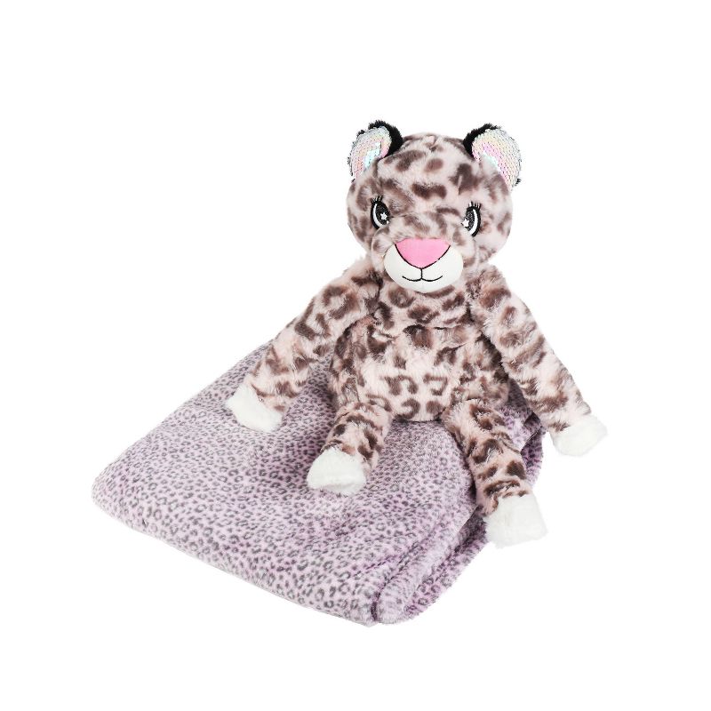 Cheetah Figural Throw and Decorative Pillow