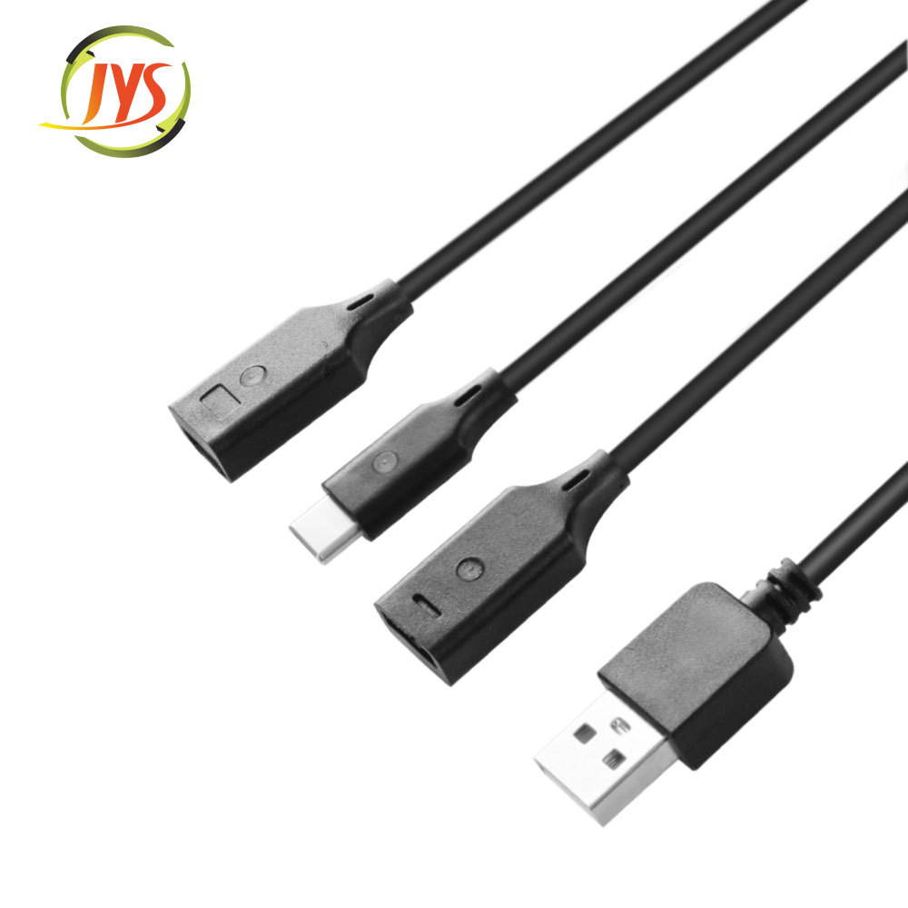 JYS-NS190 3 In 1 1.8M Charging Cable For Nintendo Switch JoyCon Data Cable Type C Charger