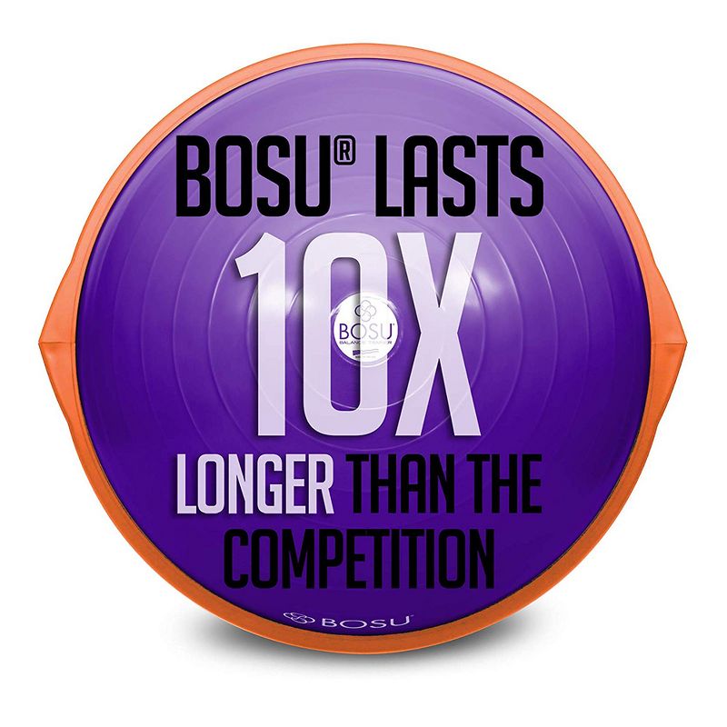 Bosu 72-10850 Home Gym Equipment The Original Balance Trainer 65 cm Diameter, Purple and Orange