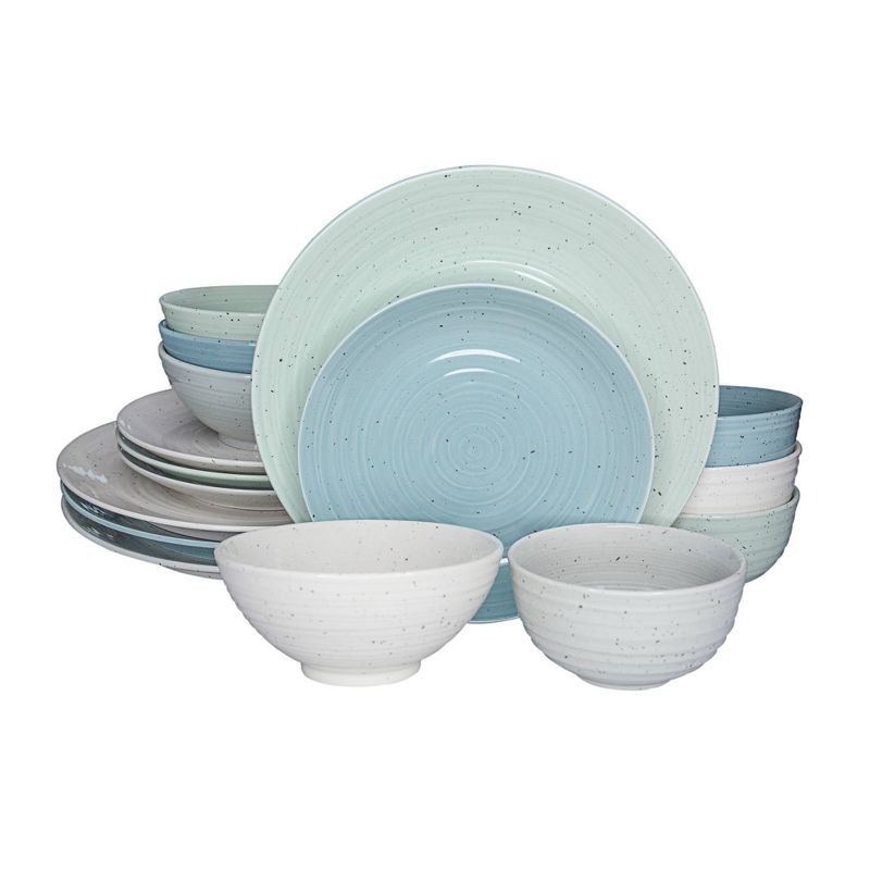 16pc Stoneware Siterra Assorted Dinnerware Set - Sango