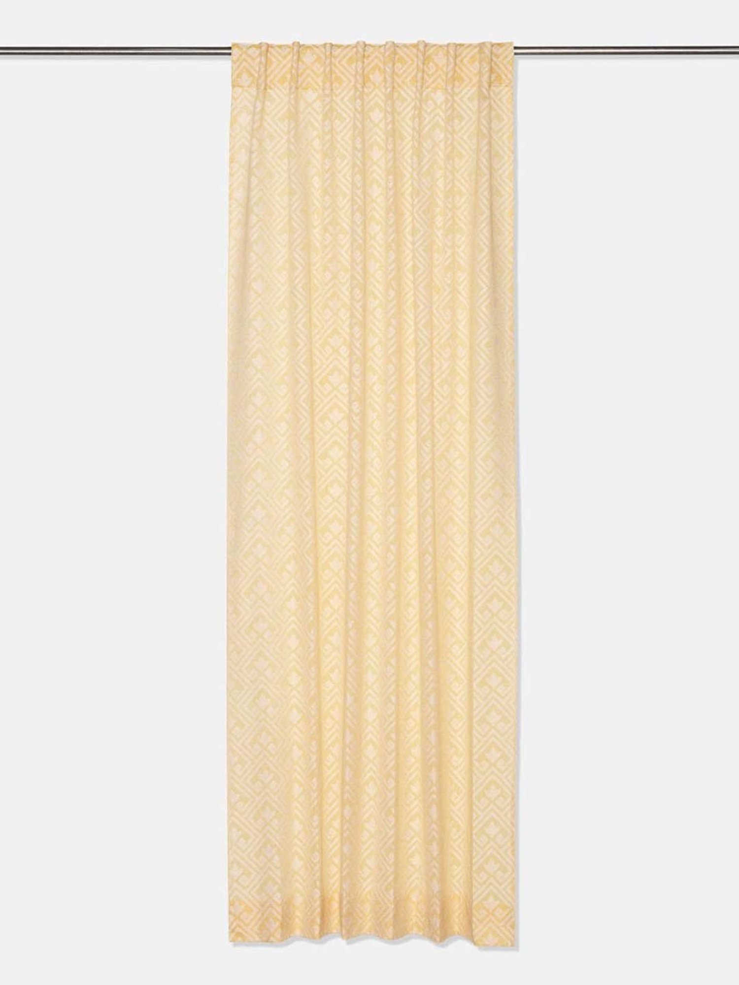 Swayam Brown Paisley J&B Blackout Eyelet Door Curtain - Single Piece (7 Ft)