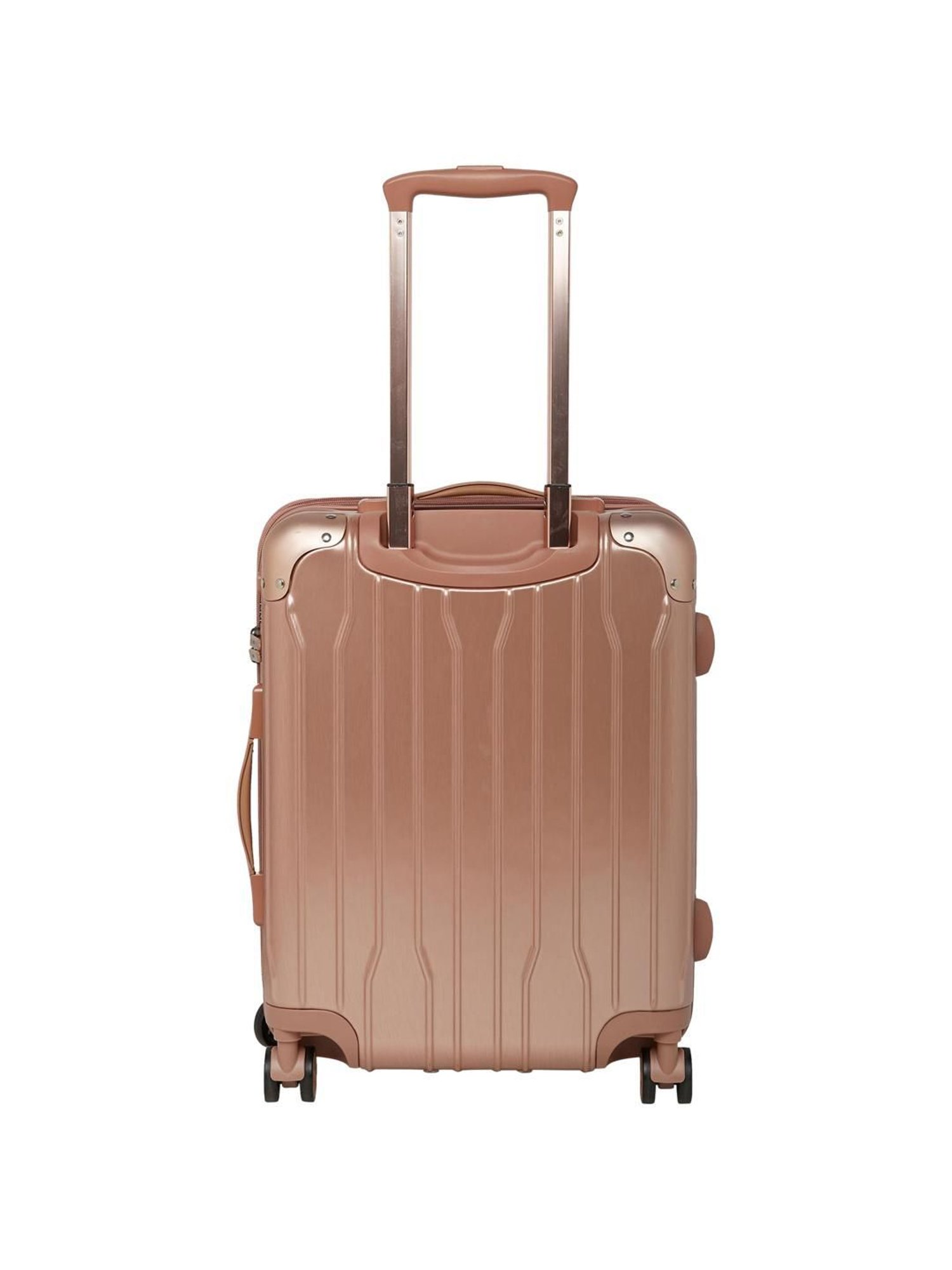 HEYS Xtrak Rose Gold Textured Hard Cabin Trolley Bag -21 cm