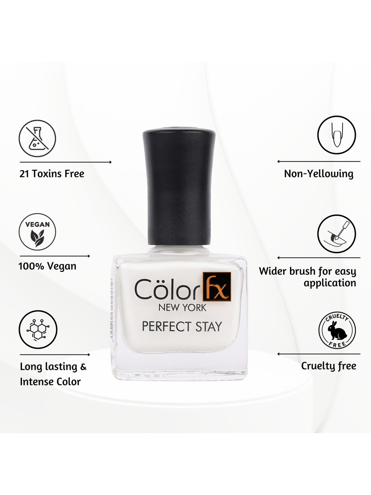 Color Fx Perfect Pastels Flamingo Pink Nail Enamel - 9 ml