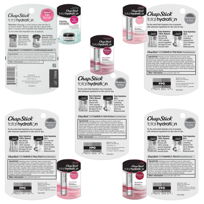 eos flavorlab Lip Balm Sticks - Lavender Latte &  Sweet Grapefruit - 2pk/0.28oz