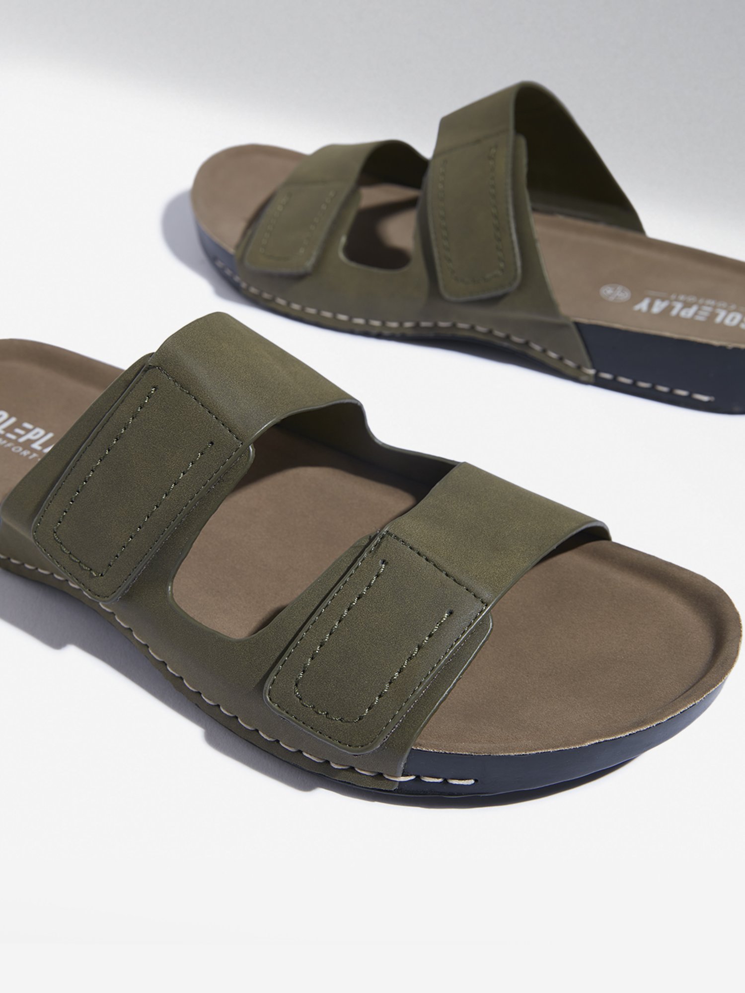 SOLEPLAY by Westside Olive Dual Strap Sandals