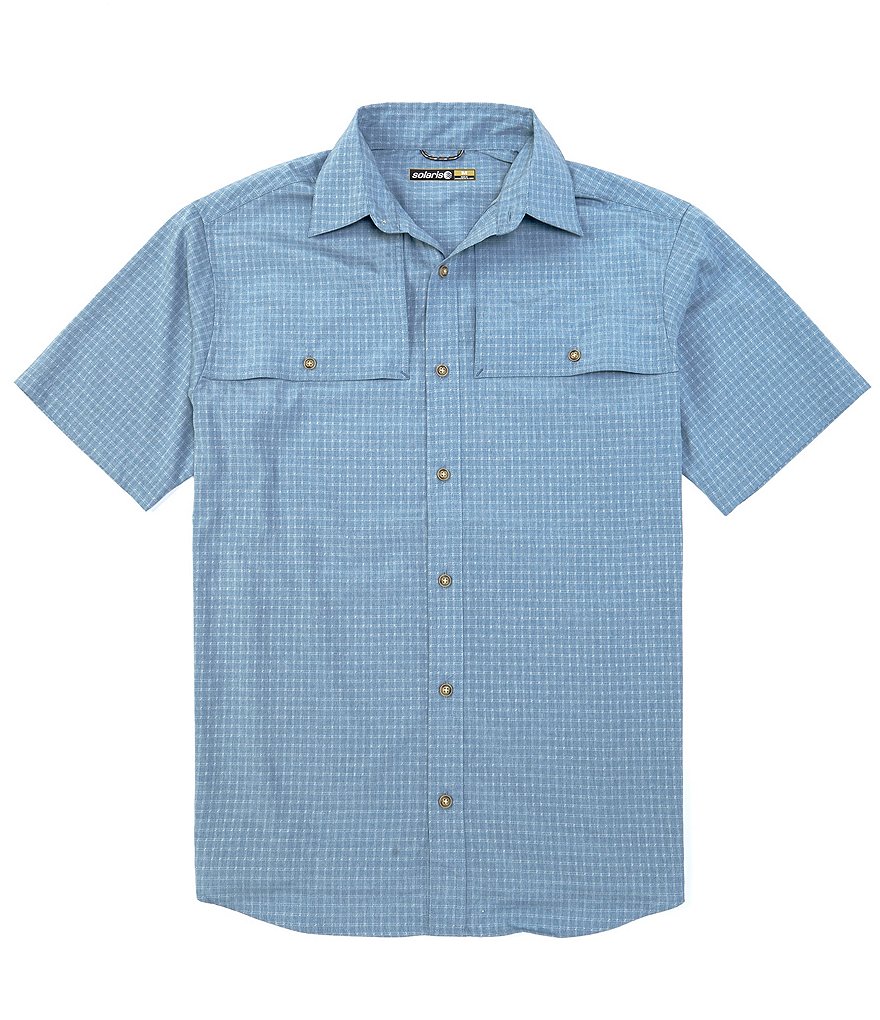Solaris Short Sleeve Synthetic Sportshirt w/ UV Protection Shirt