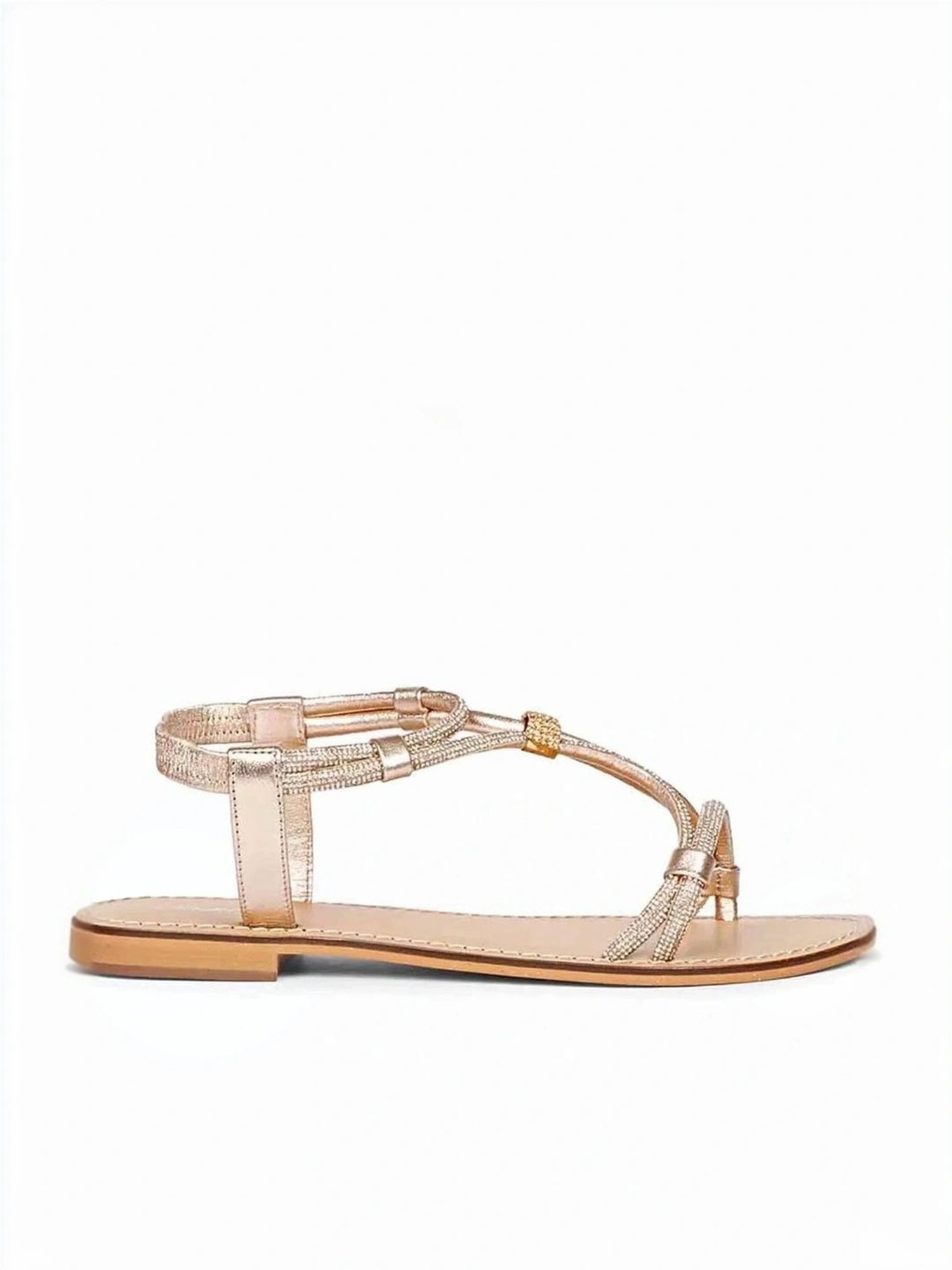Saint G Women's Andrea Rose Gold Sling Back Sandals