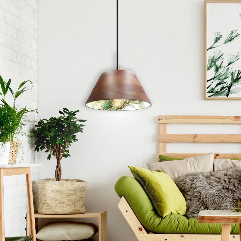 13" Nomad Wooden Pendant - River of Goods