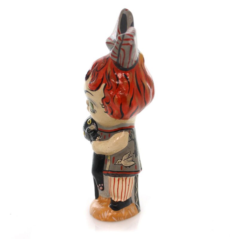 Vaillancourt Ghouly Girl Halloween Chalkware Folk Art  -  Decorative Figurines