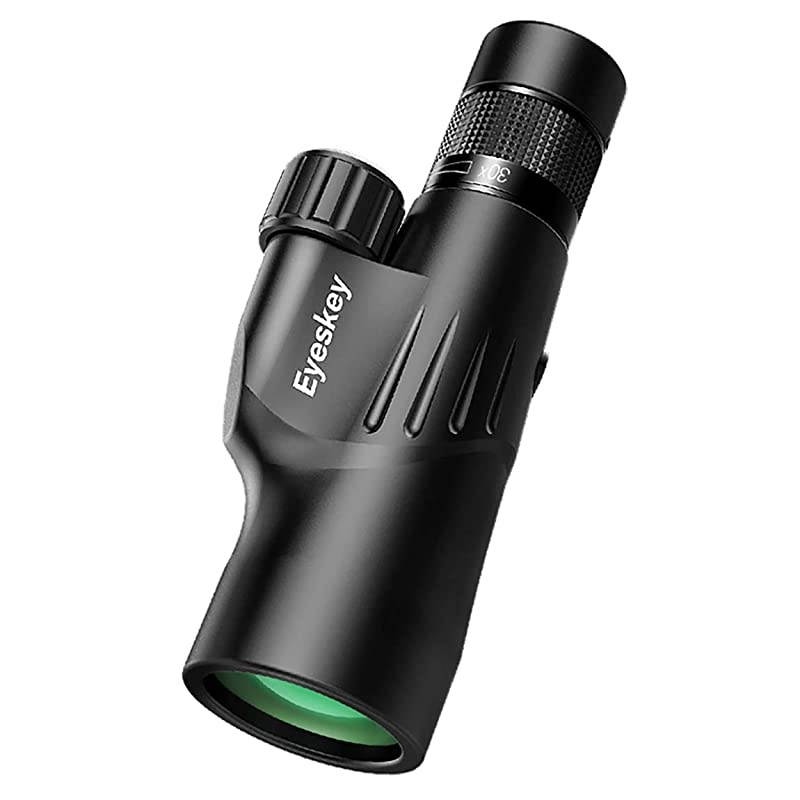 HD 1030x50 High Powered Zoom Monocular Telescope Waterproof and Fogproof Bright and Clear FMC Lens Coated Bak4 Prism Single Hand Focus Scope for Concert Traveling Wildlife Scenery