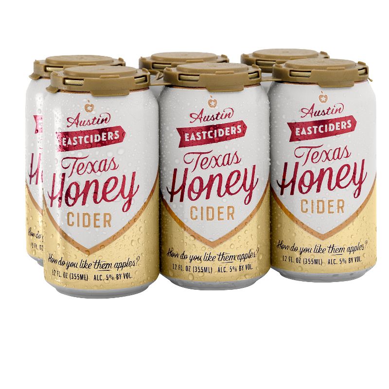 Austin Eastciders Texas Honey Hard Cider - 6pk/12 fl oz Cans