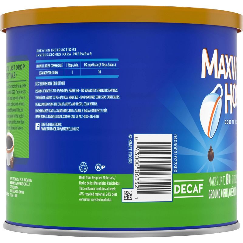 Maxwell House Original Medium Roast Ground Coffee - Decaf - 22oz