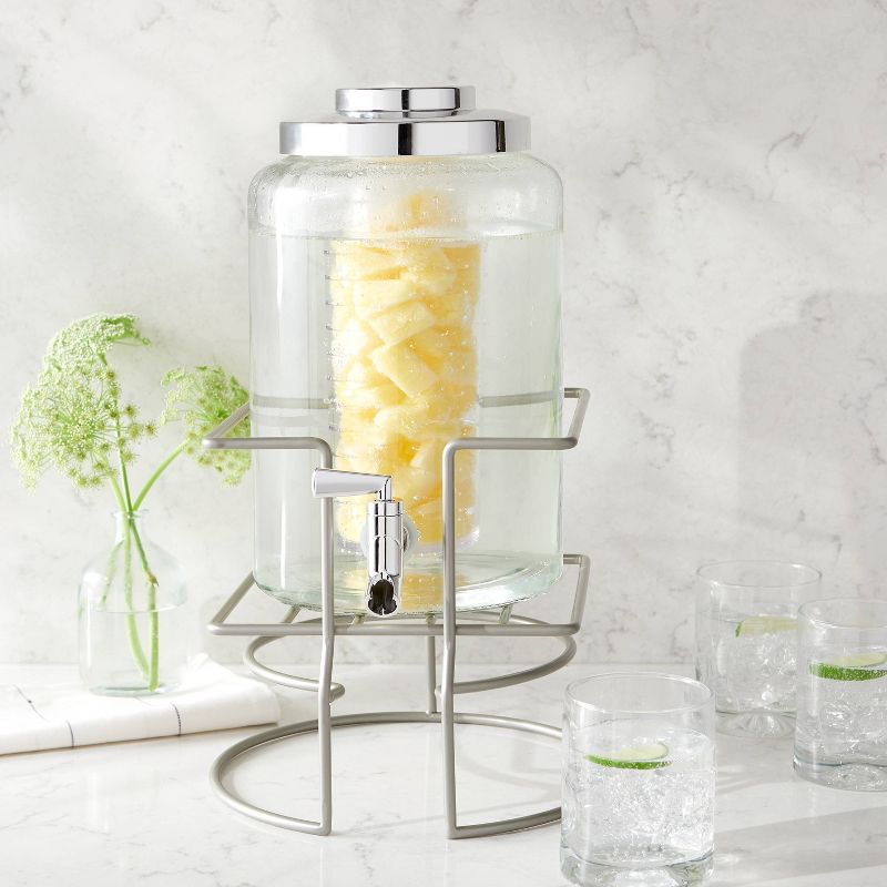 Metal Beverage Dispenser Stand - Threshold™