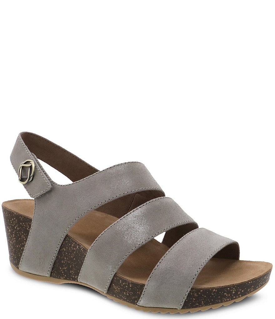 Dansko Stacey Banded Wedge Sandals